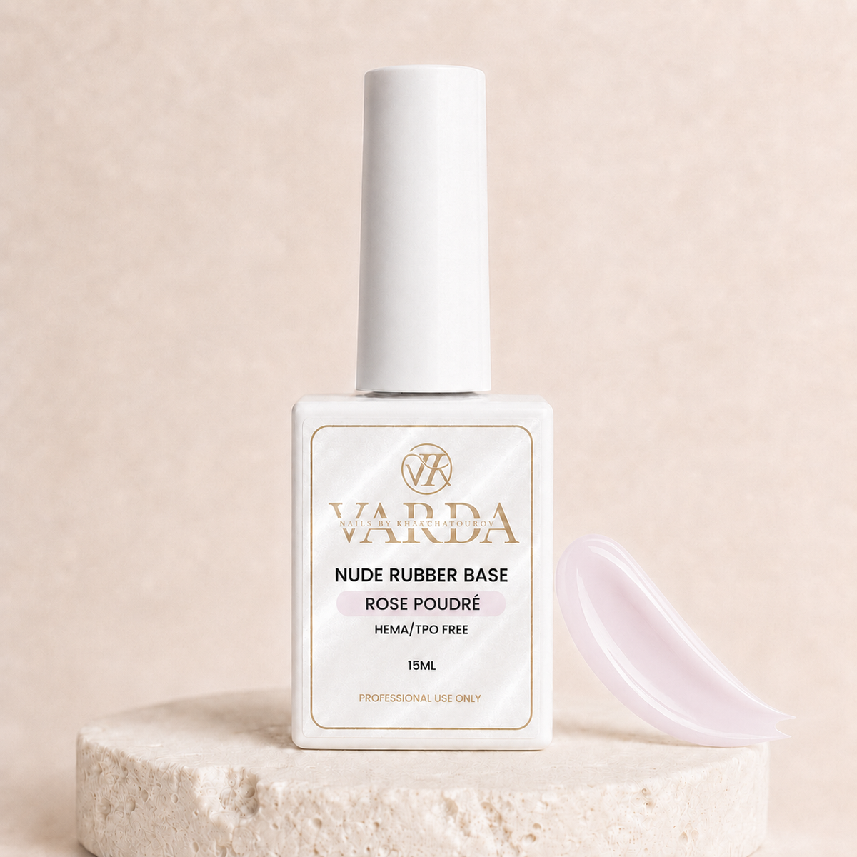Rose poudré - Rubber base 15ml