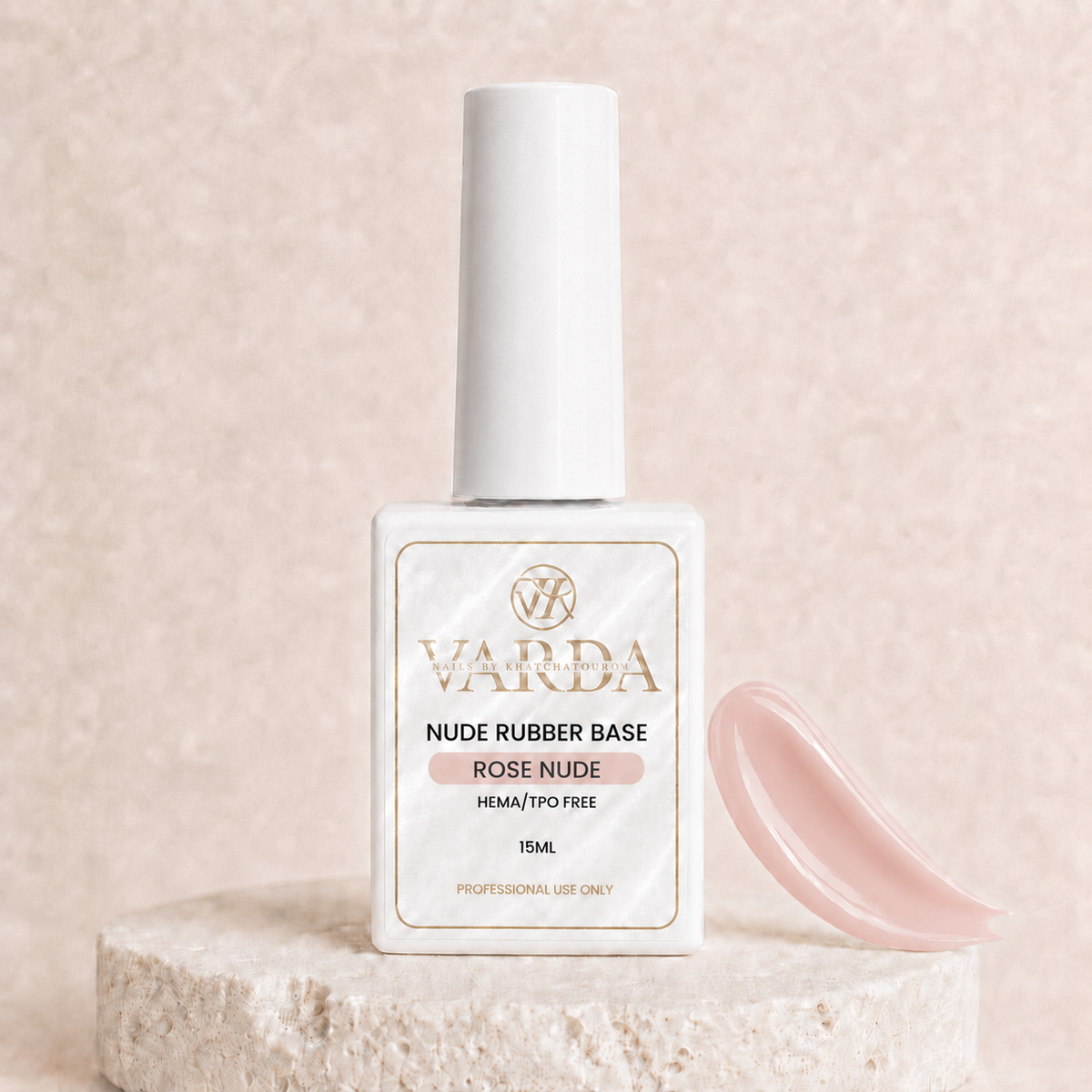 Rose Nude - Rubber base 15ml