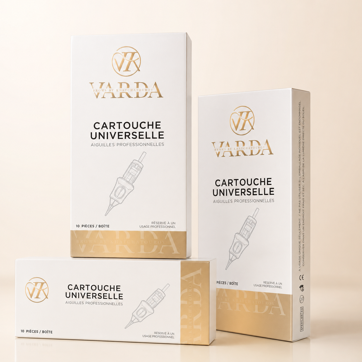 Cartouches universelle PMU - 1RL 0,25mm - Boîte de 10