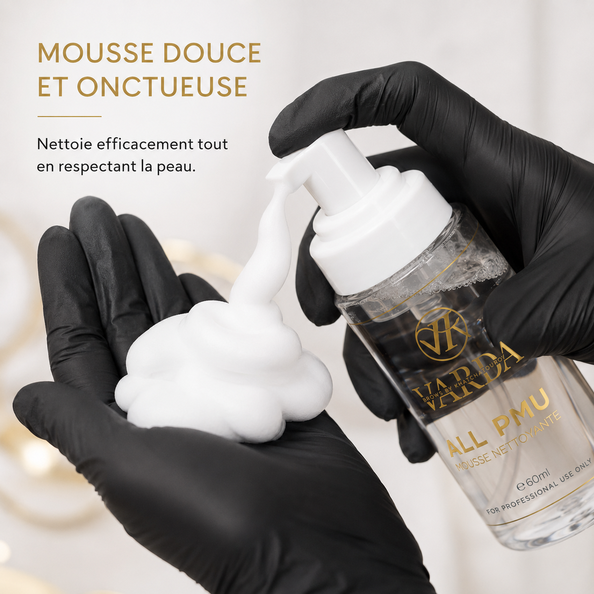 Mousse nettoyante pour PMU