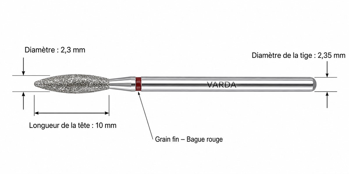 Embout diamant
