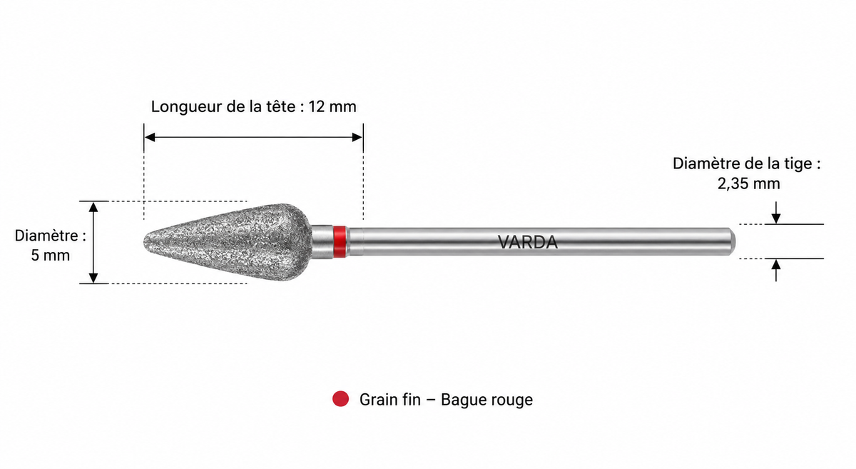 Embout diamant